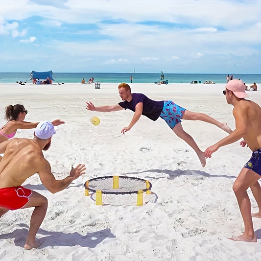 Kompakt Mini Volleyball Sæt – Spil Overalt, Når Som Helst