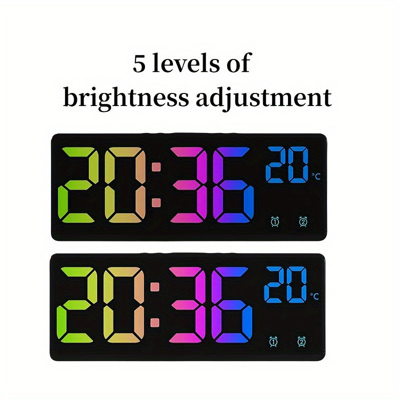 Digital klocka med RGB – Röststyrning, Dubbla larm och Temperaturvisning