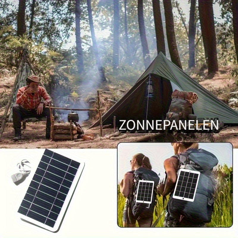 Bærbar Solpanel med USB – Strøm Overalt og Når Som Helst