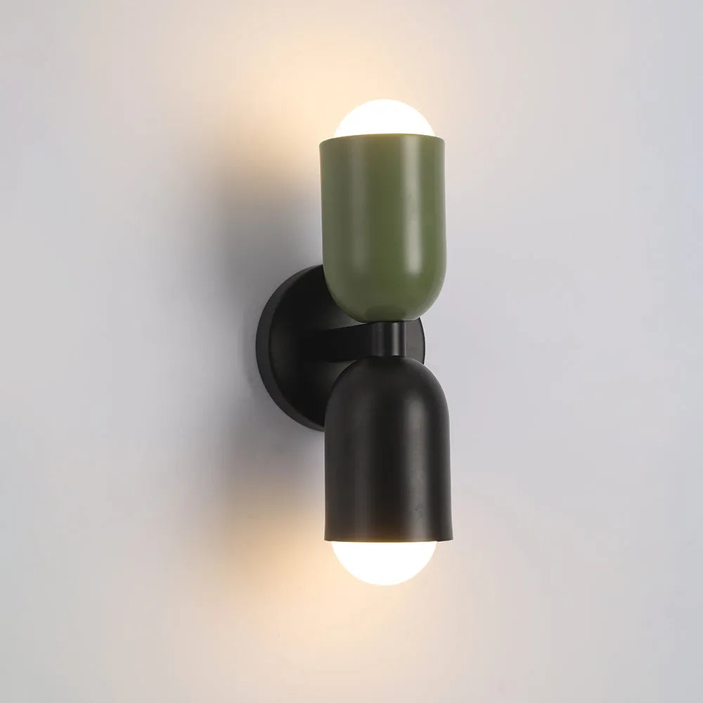 Elegant Væglampe i Metal med Energibesparende LED