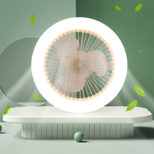 Aromaterapi LED-fläktlampa – Justerbart ljus & 3 hastigheter