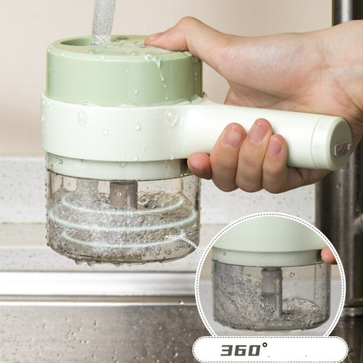 2i1 Bærbar Grøntsagsslicer Blender