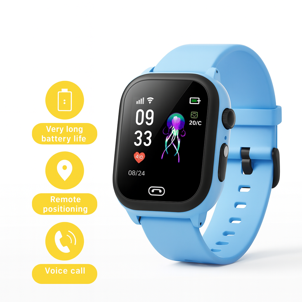 GPS Smartwatch til Børn – Sikkerhed og Sjov i Én Enhed