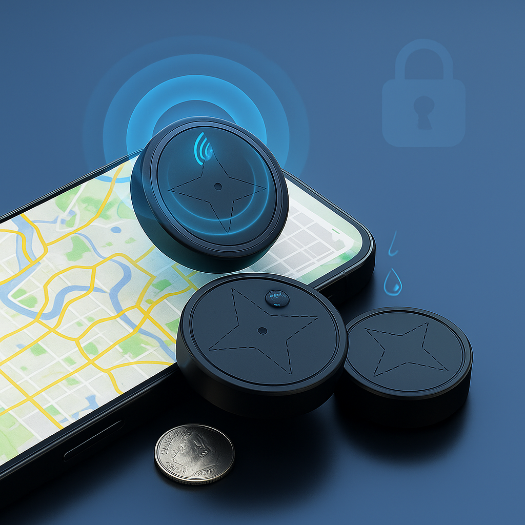 Effektiv GPS Tracker til Køretøjer med Magnetisk Montering