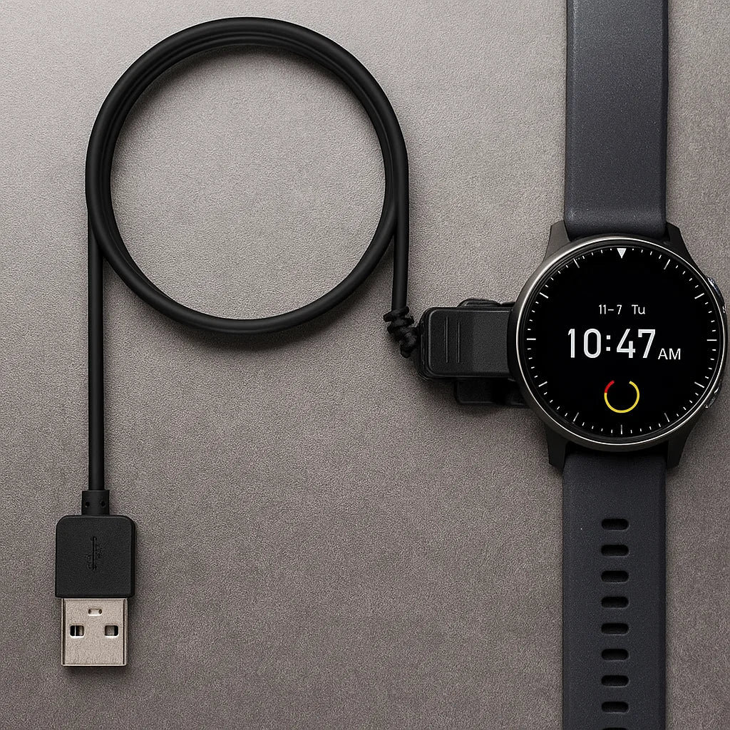 USB Opladerkabel til Smartwatch - Kompakt og Pålidelig
