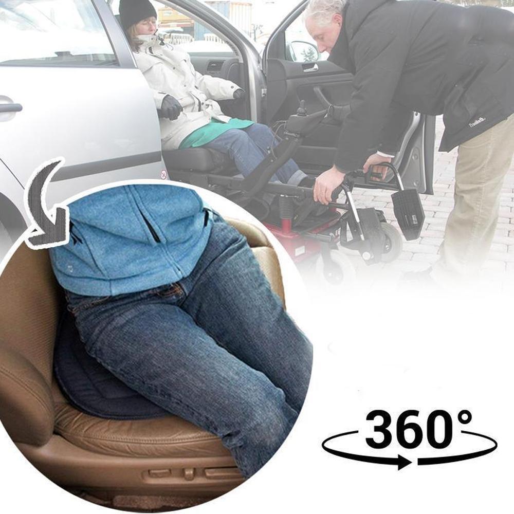 360° Dreje Pude | Ergonomisk og Skridsikker | Til Bil, Kontor og Hjem