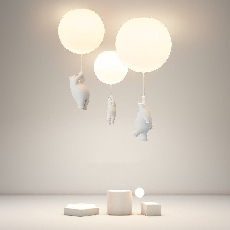 Moderne LED-plafondlampe med ballon-design - Stilfuld belysning