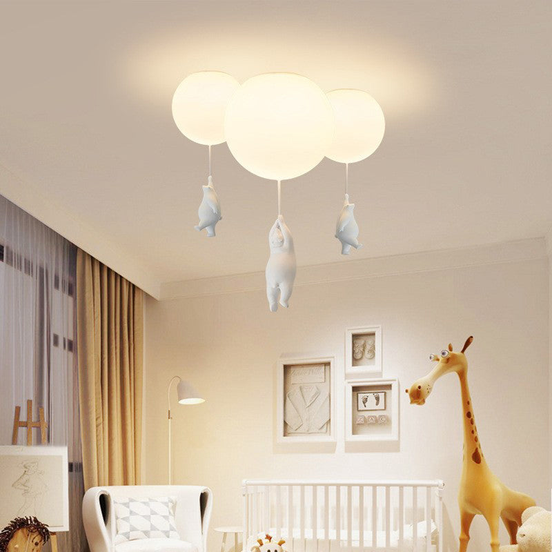 Moderne LED-plafondlampe med ballon-design - Stilfuld belysning