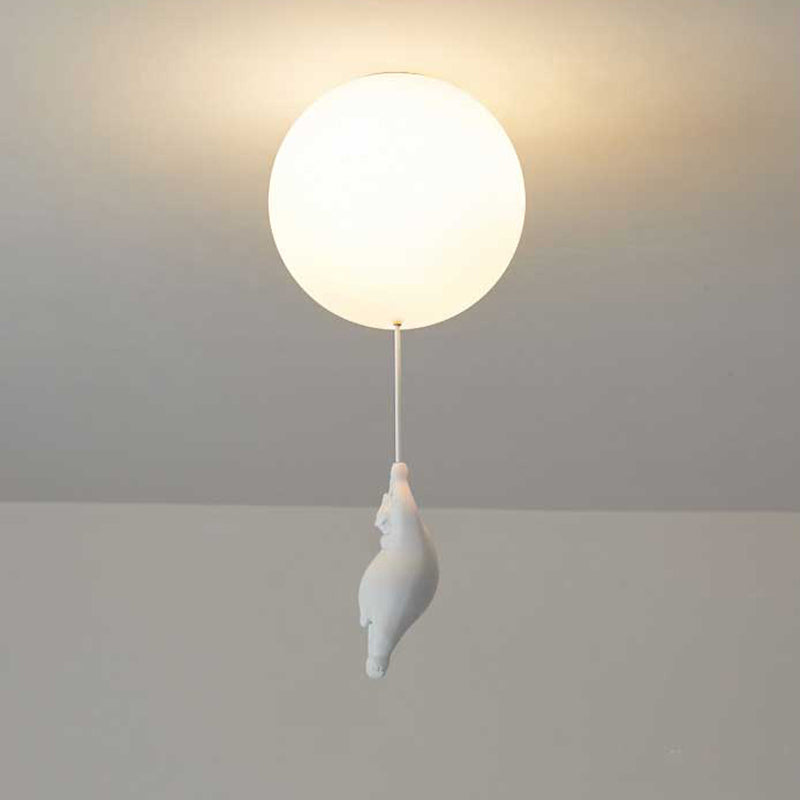 Moderne LED-plafondlampe med ballon-design - Stilfuld belysning