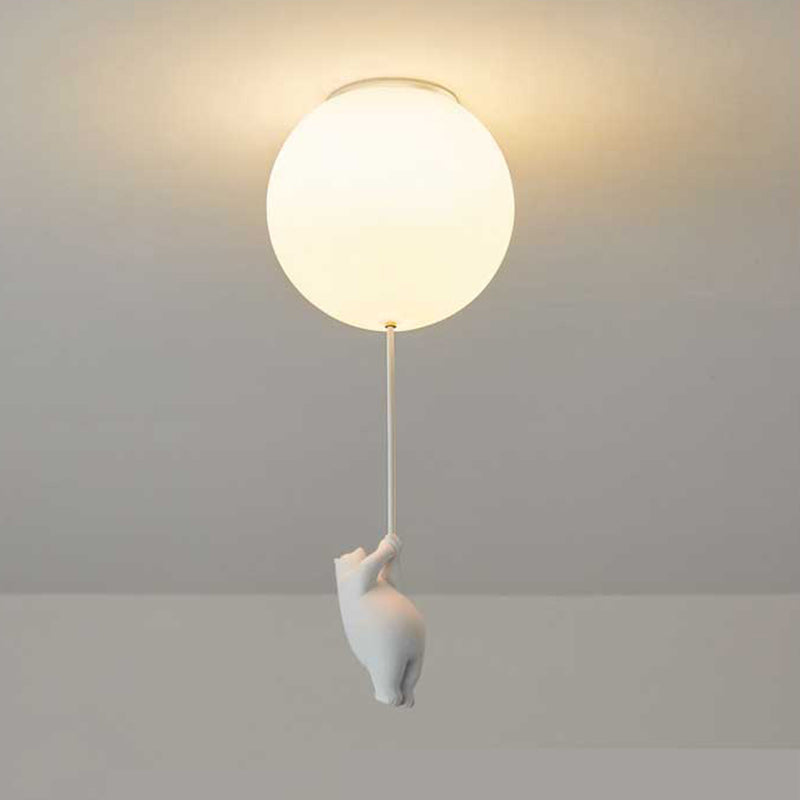Moderne LED-plafondlampe med ballon-design - Stilfuld belysning