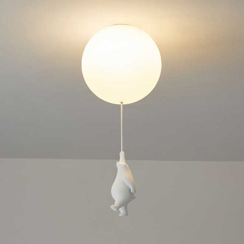 Moderne LED-plafondlampe med ballon-design - Stilfuld belysning