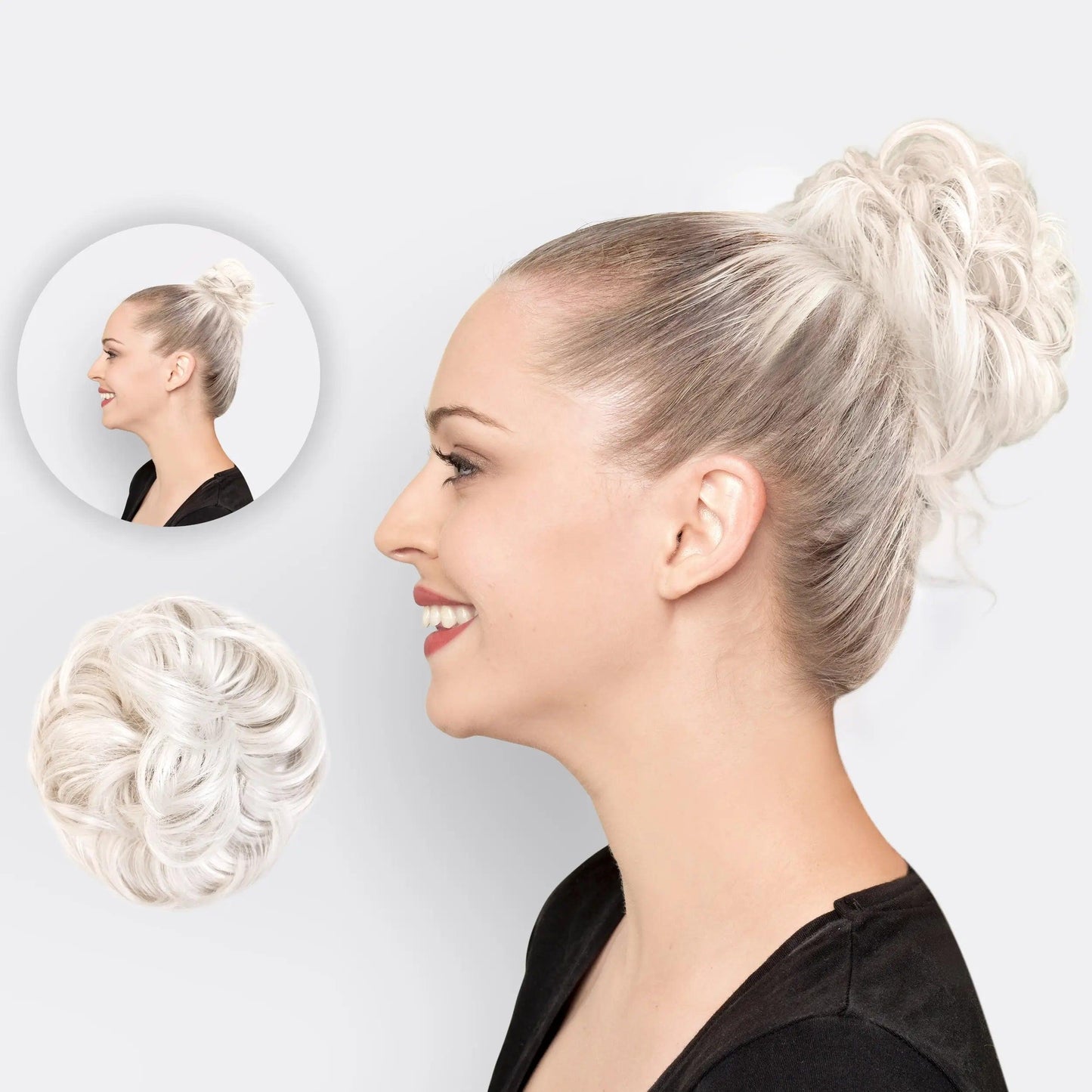 Hårforlængelse Scrunchie – BunHår