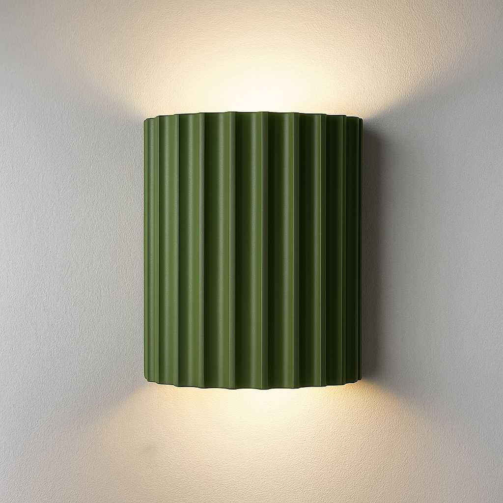 Moderne Væglampe i Resin med Blødt LED-lys for Stemning