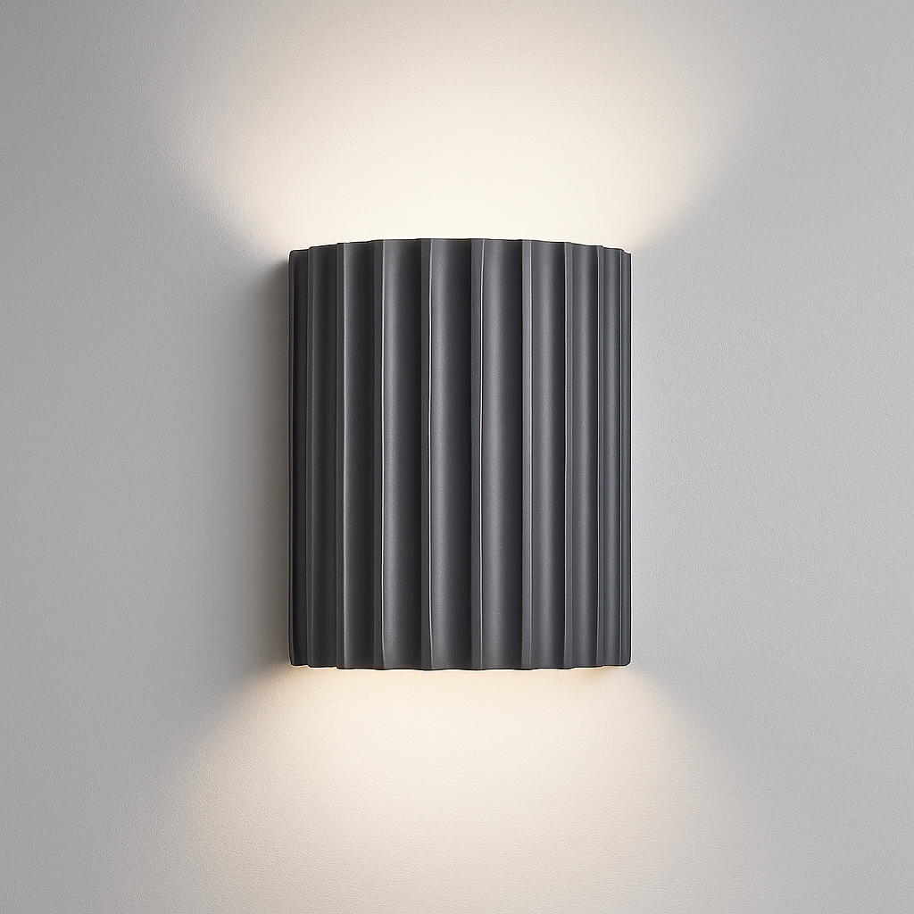 Moderne Væglampe i Resin med Blødt LED-lys for Stemning