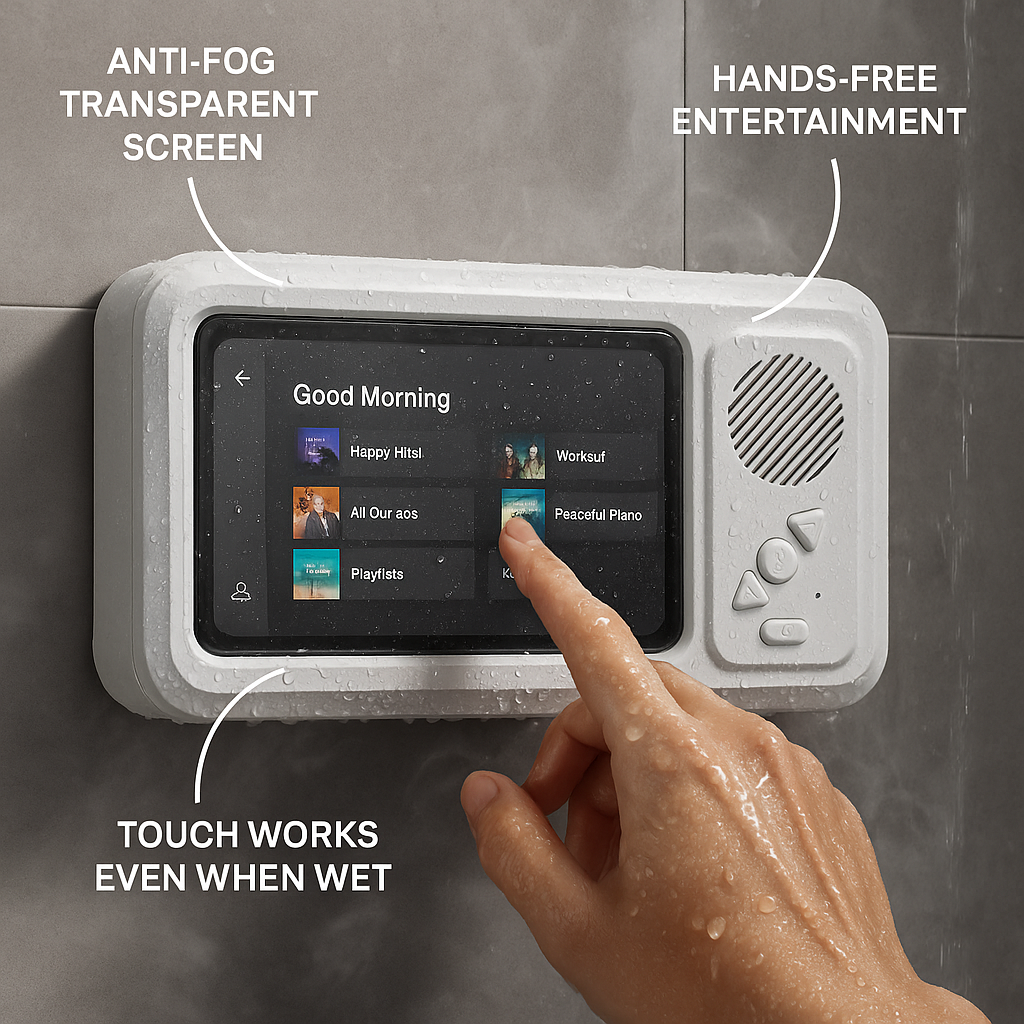 Vandtæt Bluetooth Telefontaske – Lyd i Badet uden Bekymringer
