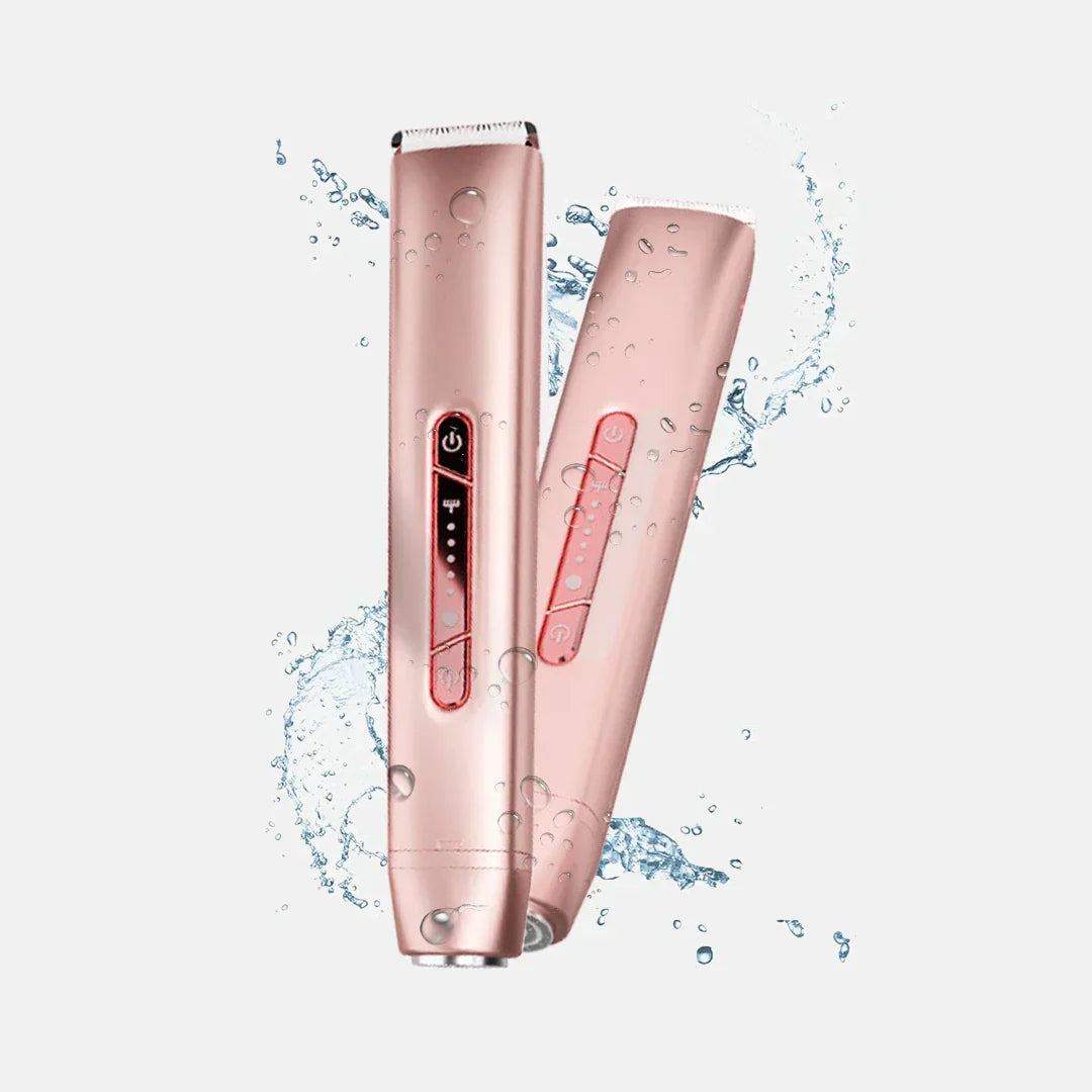 Dame Bikini Trimmer 2-i-1 | Elektrisk Barbermaskine til Ansigt & Krop | Uden Smerte Hårfjerning Våd & Tør