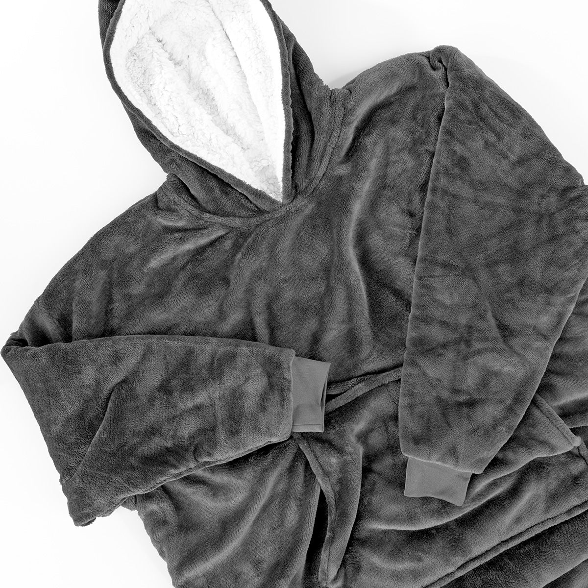 Extra Stor Mysig Hoodie med Ficka och Huva