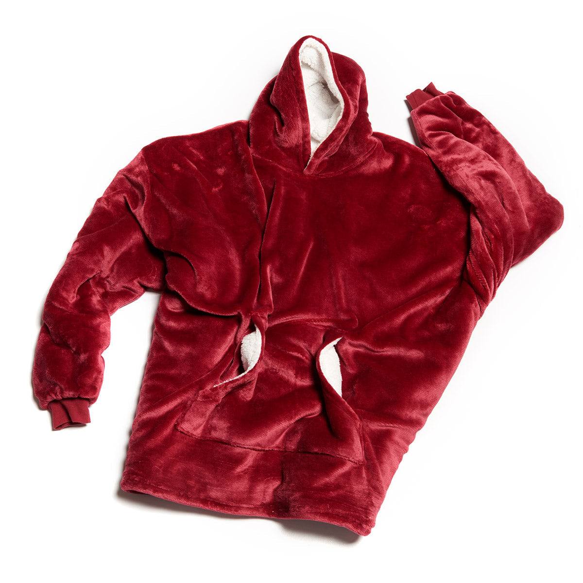 Extra Stor Mysig Hoodie med Ficka och Huva