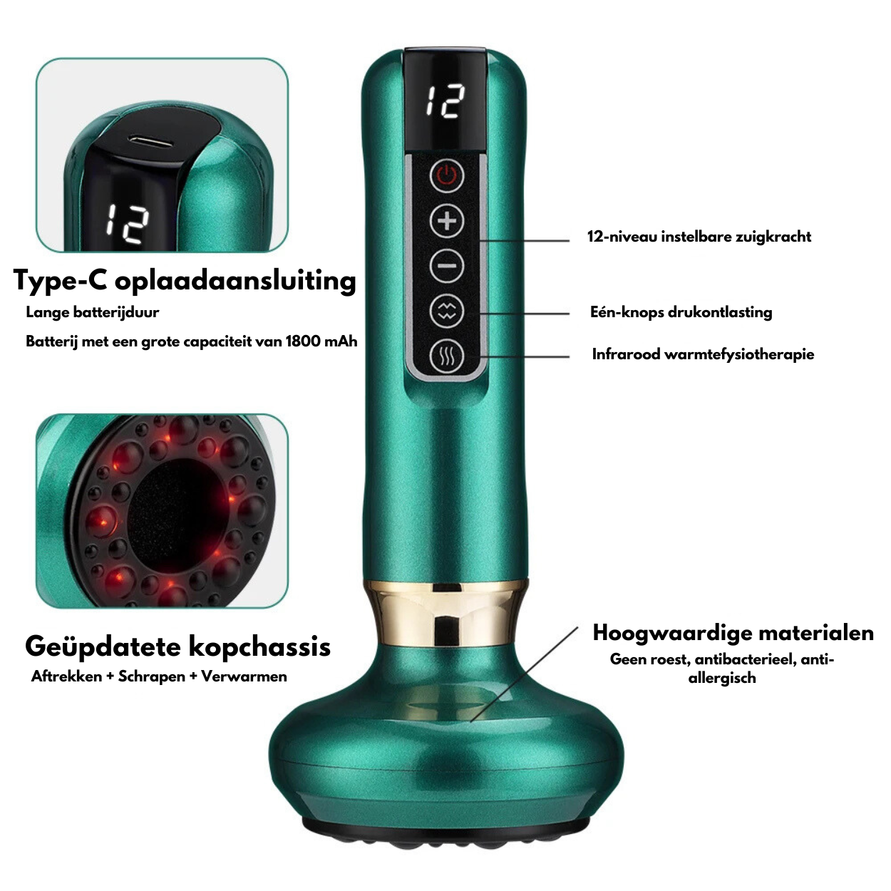 Effektiv vakuummassager til reduktion af cellulite