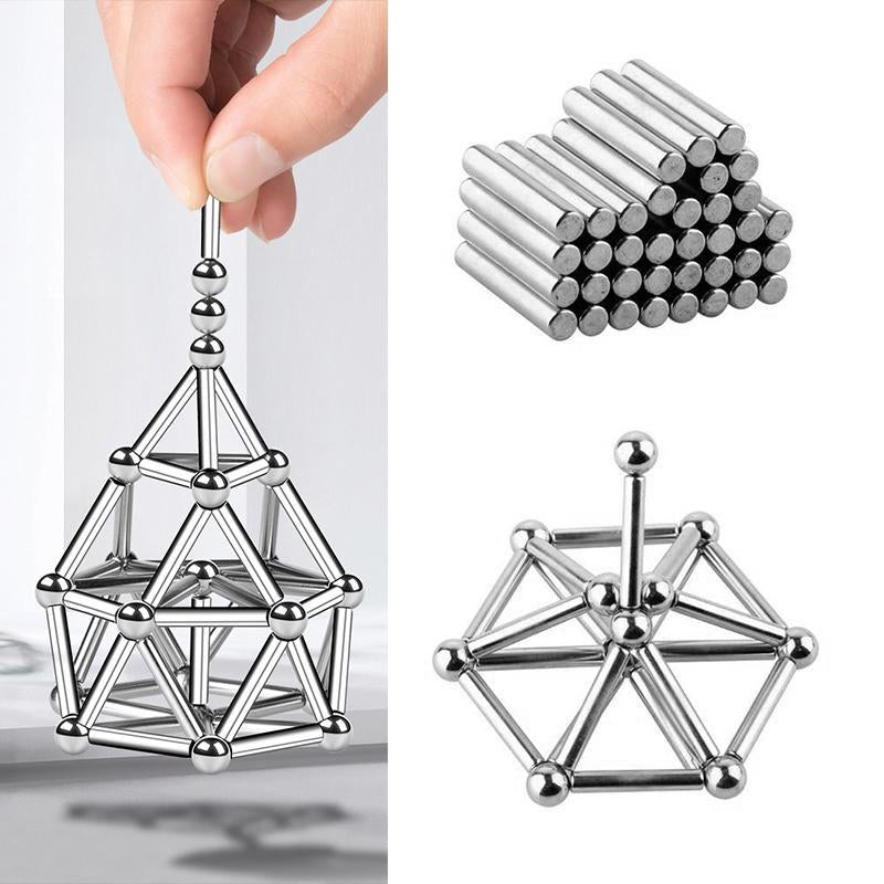 Kreativt magnetiskt byggset för lek och lärande