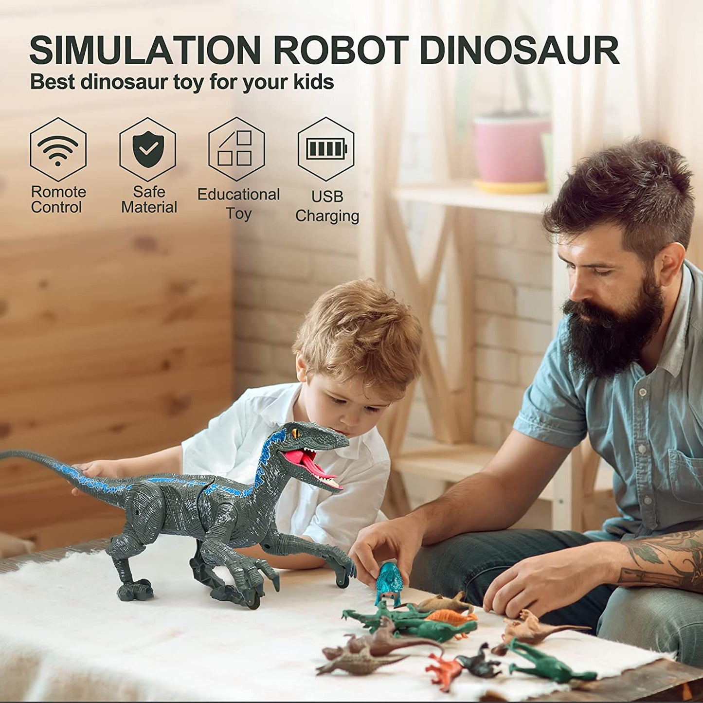 Fjernstyret Dinosaur – Dinosaur til Børn