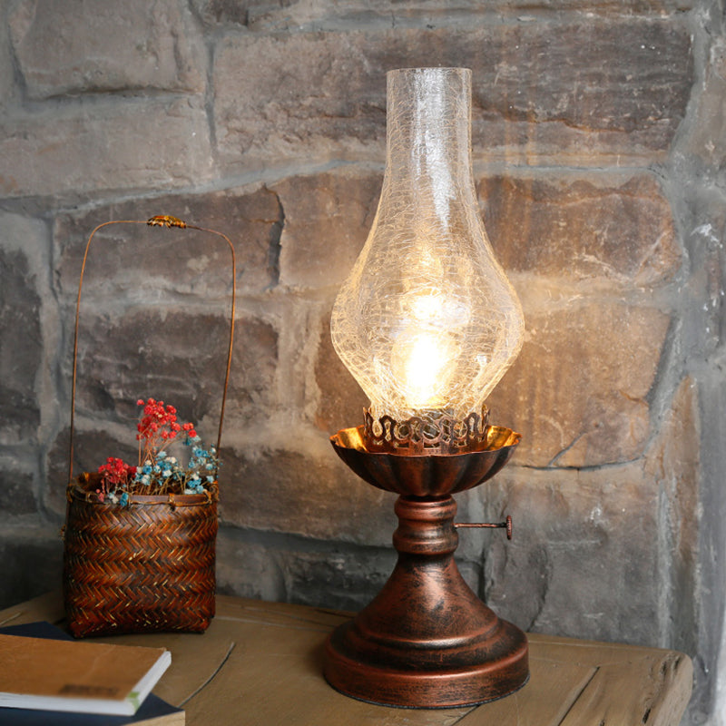 Retrobordslampa med glasskärm Craykle – Skapa mysighet i hemmet