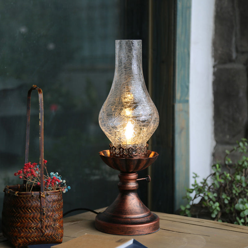 Retrobordslampa med glasskärm Craykle – Skapa mysighet i hemmet