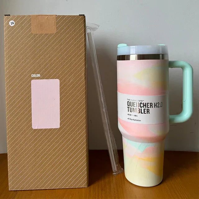Isoleret Drikkebeholder med Tæt Låg og Sugerør – ChillTumbler