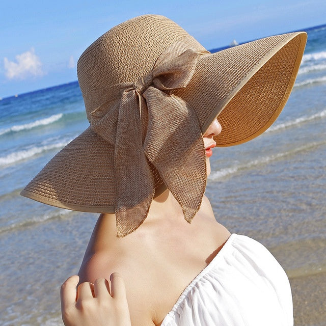 Elegant solhat til kvinder med UV-beskyttelse – SolGlam