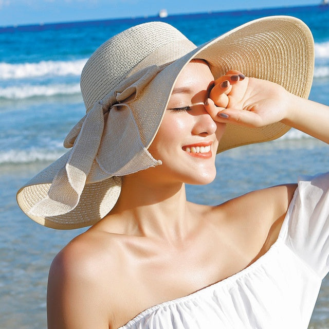 Elegant solhat til kvinder med UV-beskyttelse – SolGlam