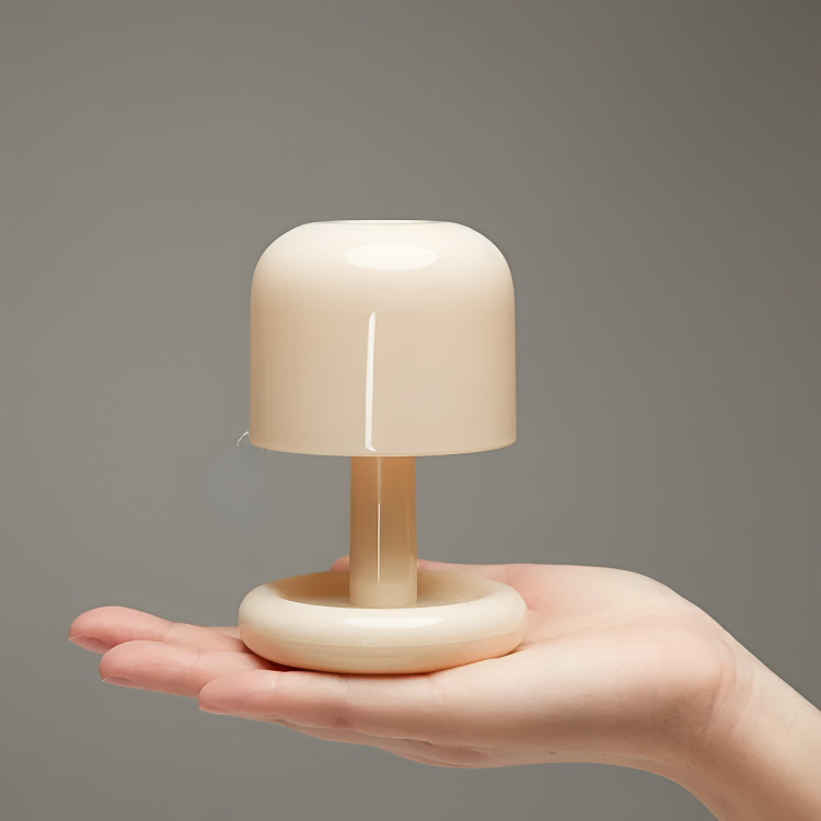 Bærbar Bordlampe med Blødt Lys og USB Opladning