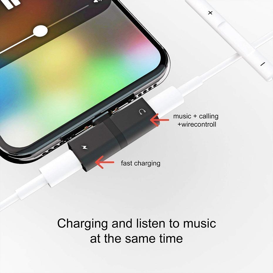 4-i-1 Lightning-adapter för iPhone – Hörlurar (2 st.)