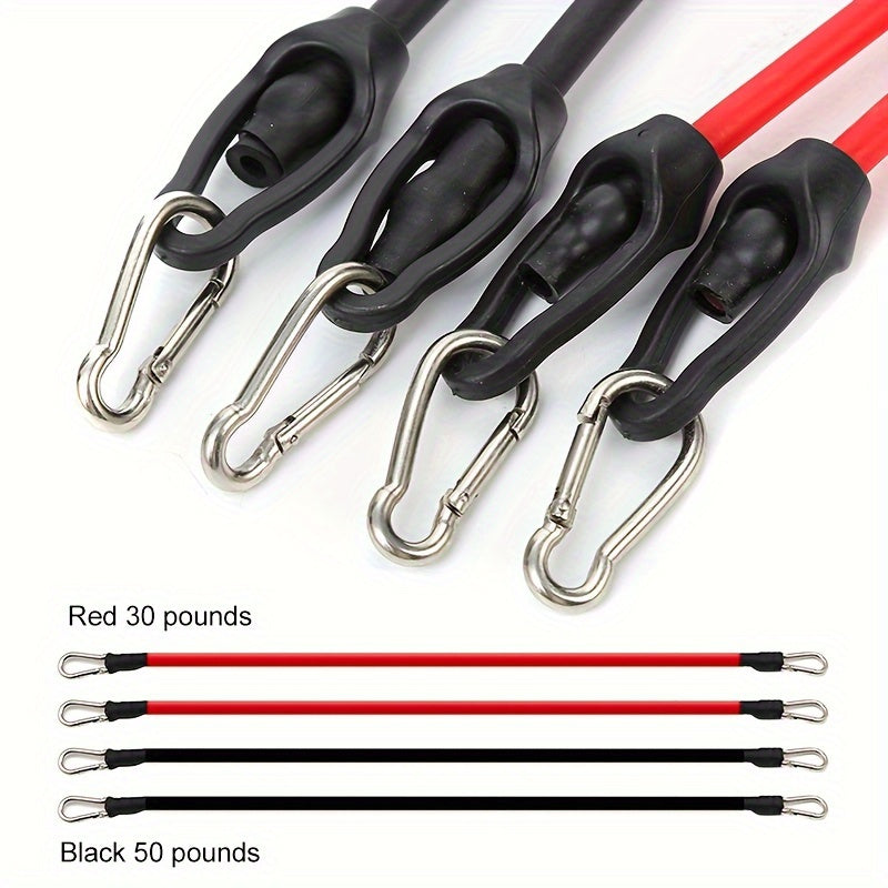 Flexibelt träningsset med motståndsband och handtag