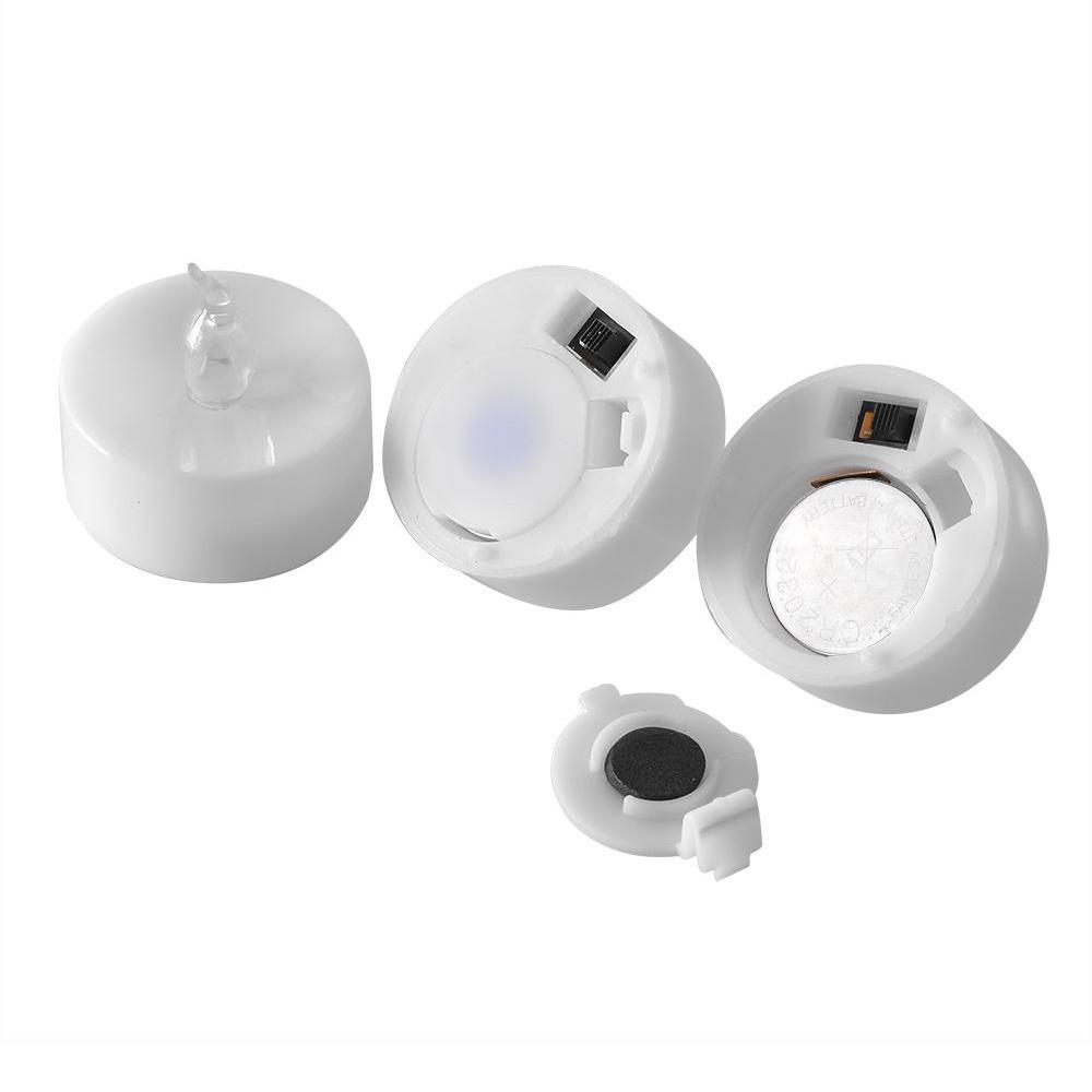 Flampfria LED-lampor med timer för mysig belysning