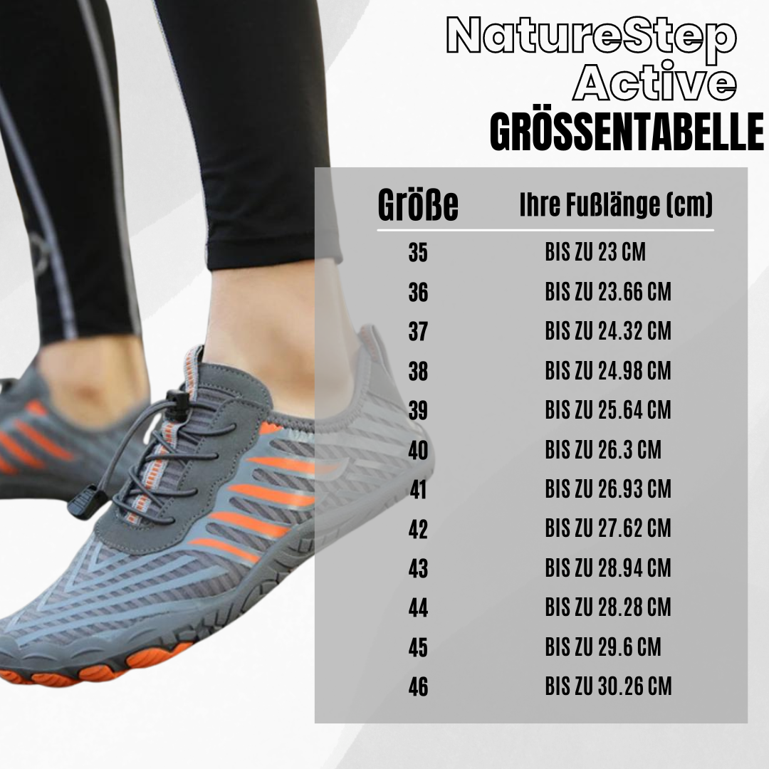 Ergonomiska smärtlindrande barfotaskor från NatureStep Active