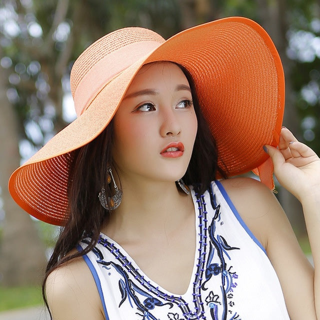 Elegant solhat til kvinder med UV-beskyttelse – SolGlam