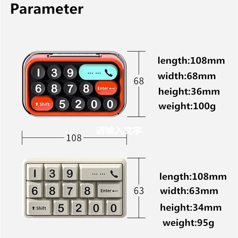 Unik Nummerplade Tastatur til Bilparkering助手