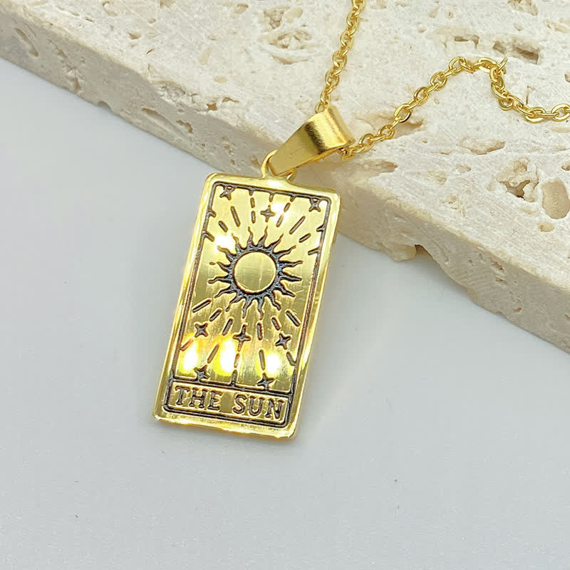 Vintage Tarot Kort Pendant – Lykkeamulet
