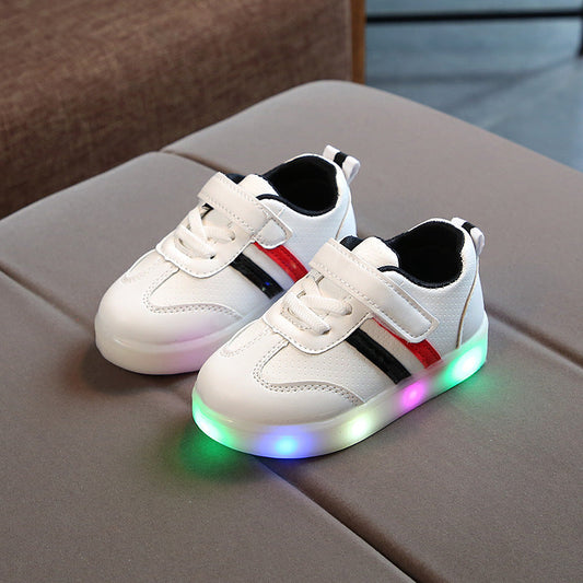 LED Børnesneakers med Fleksibel Sål og Komfortabel Pasform