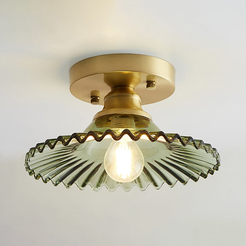 Vintage Loftlampe med Glasdesign – Stilfuld og Kompakt