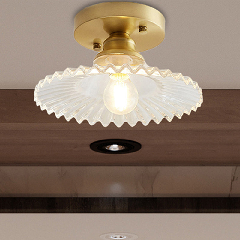 Vintage Loftlampe med Glasdesign – Stilfuld og Kompakt
