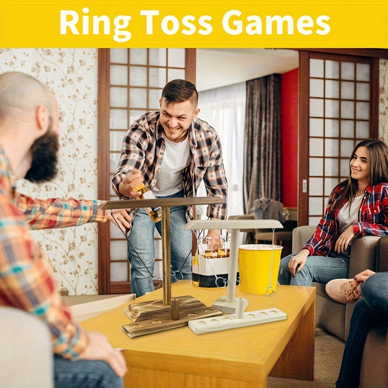 Ringkastspel i trä – Klassiskt och underhållande