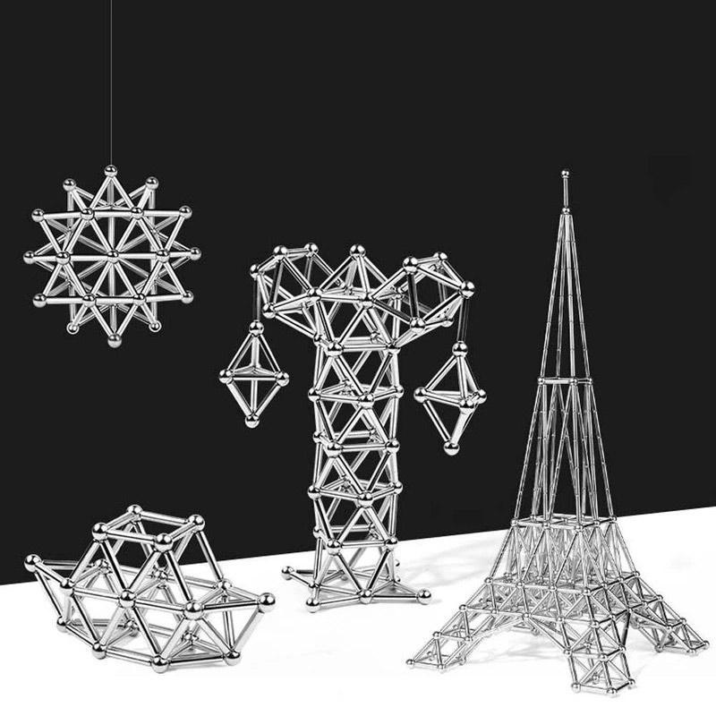 Kreativt magnetiskt byggset för lek och lärande