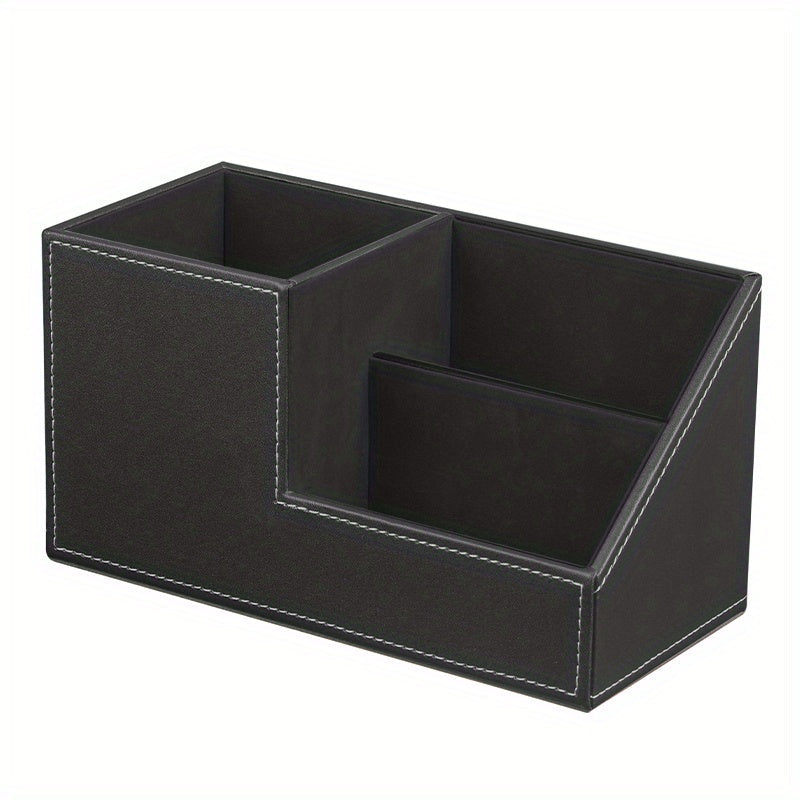 Elegant PU-organisatör för ett städat skrivbord