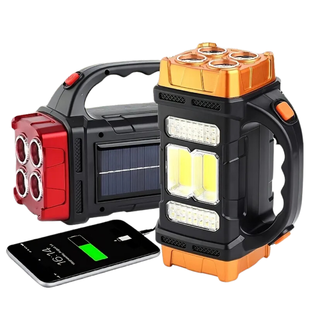 Multifunktionell nödlampa 3-i-1 – Solljus