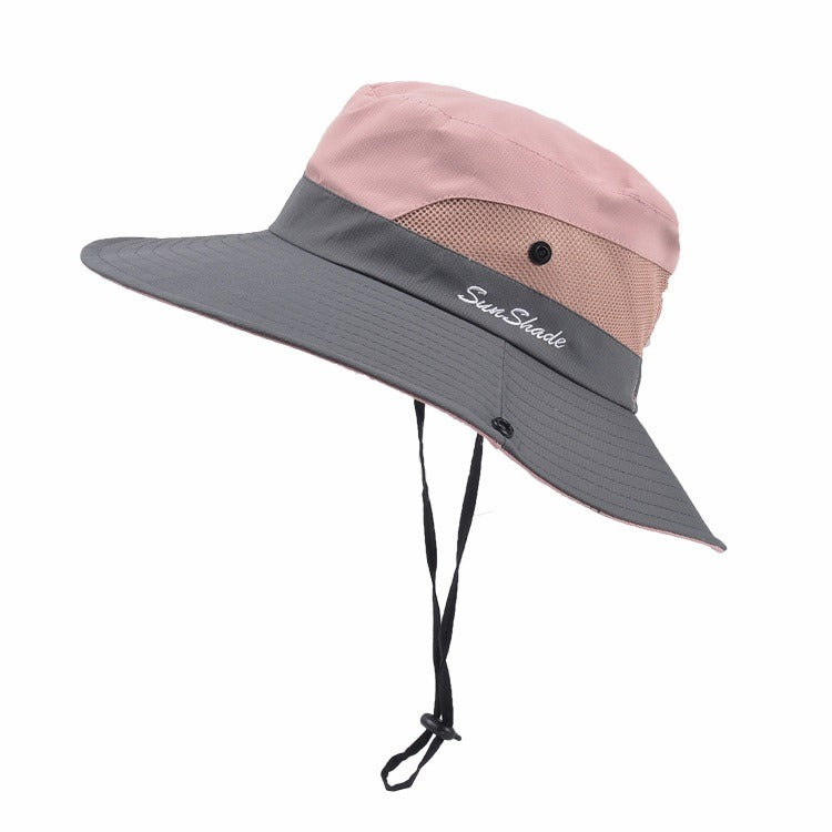 Elegant solhat til kvinder med UV-beskyttelse og bred skygge