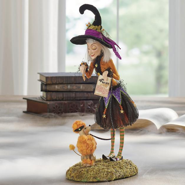 Halloween Figur | Håndlavet Troldmands Dekoration | Harpiks