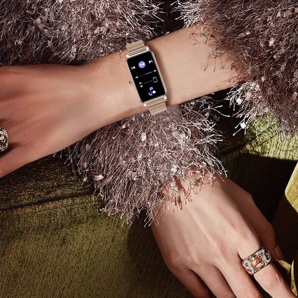Elegant Dame Smartwatch - Stilfuld, Vandtæt & Sundhedsfokus