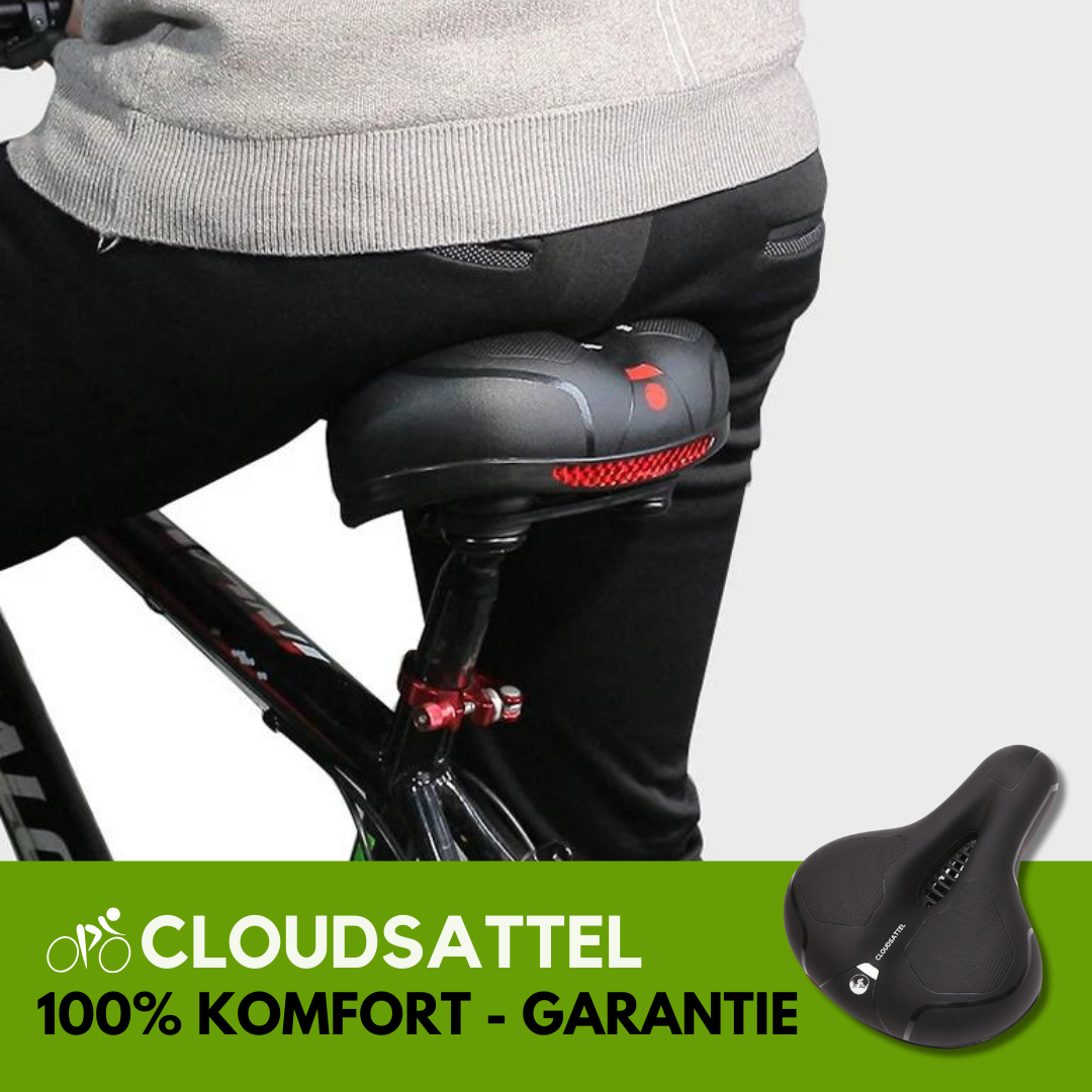 Orthopædisk cykelsadel til smertelindring – passer til alle cykler