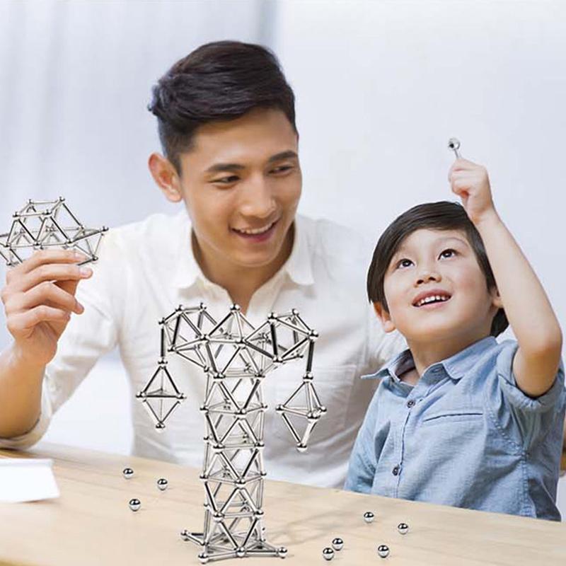 Kreativt magnetiskt byggset för lek och lärande